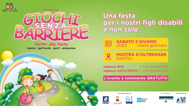 Giochi senza Barriere 2023 – Ritorniamo ad abbracciarci alla 16° edizione della festa dei nostri figli! Notizie